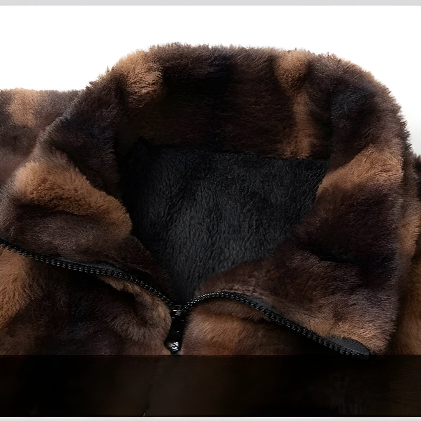 Ember | Retro Faux Fur Bomber Jacket