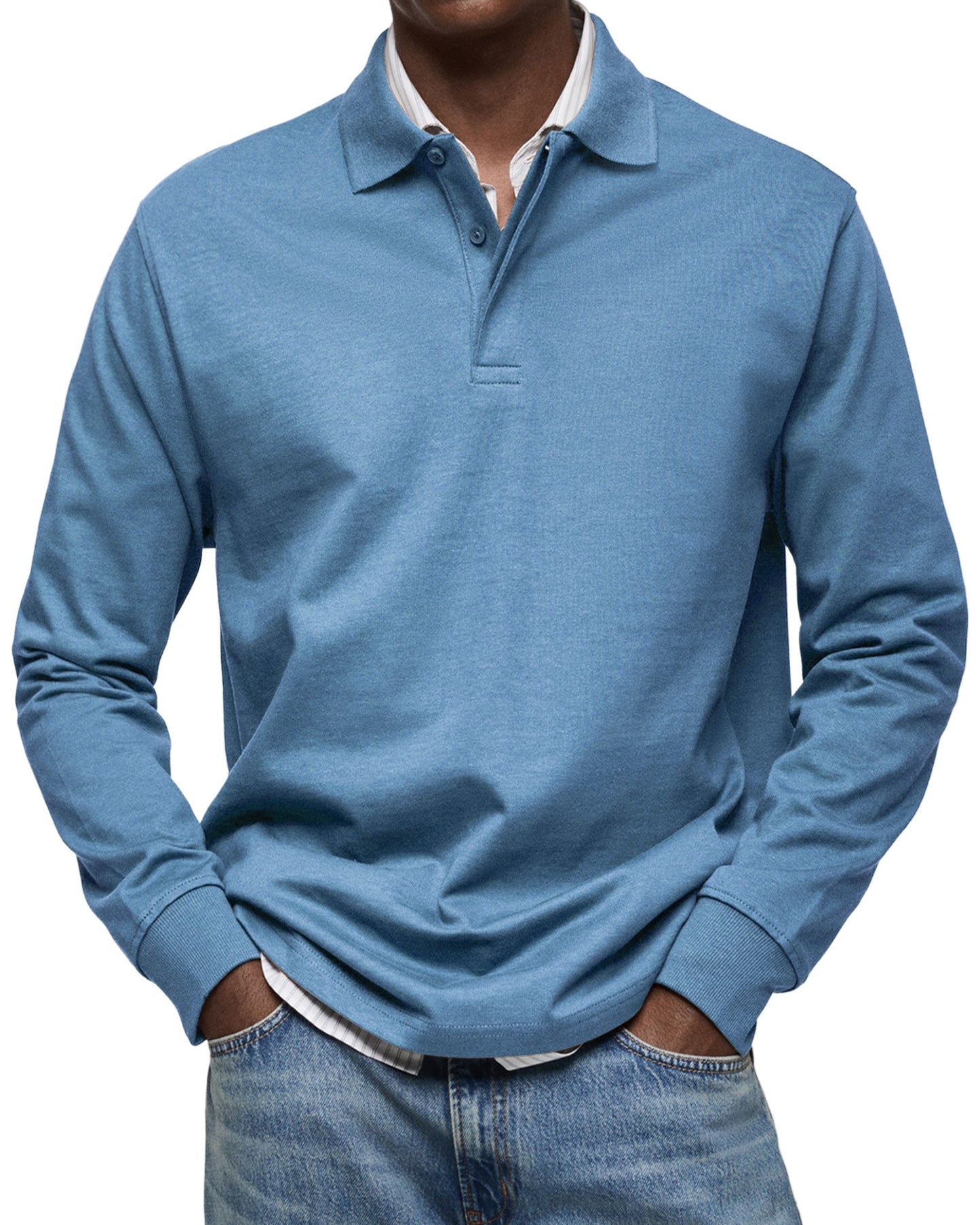 Eden | The Long-Sleeve Luxury Polo