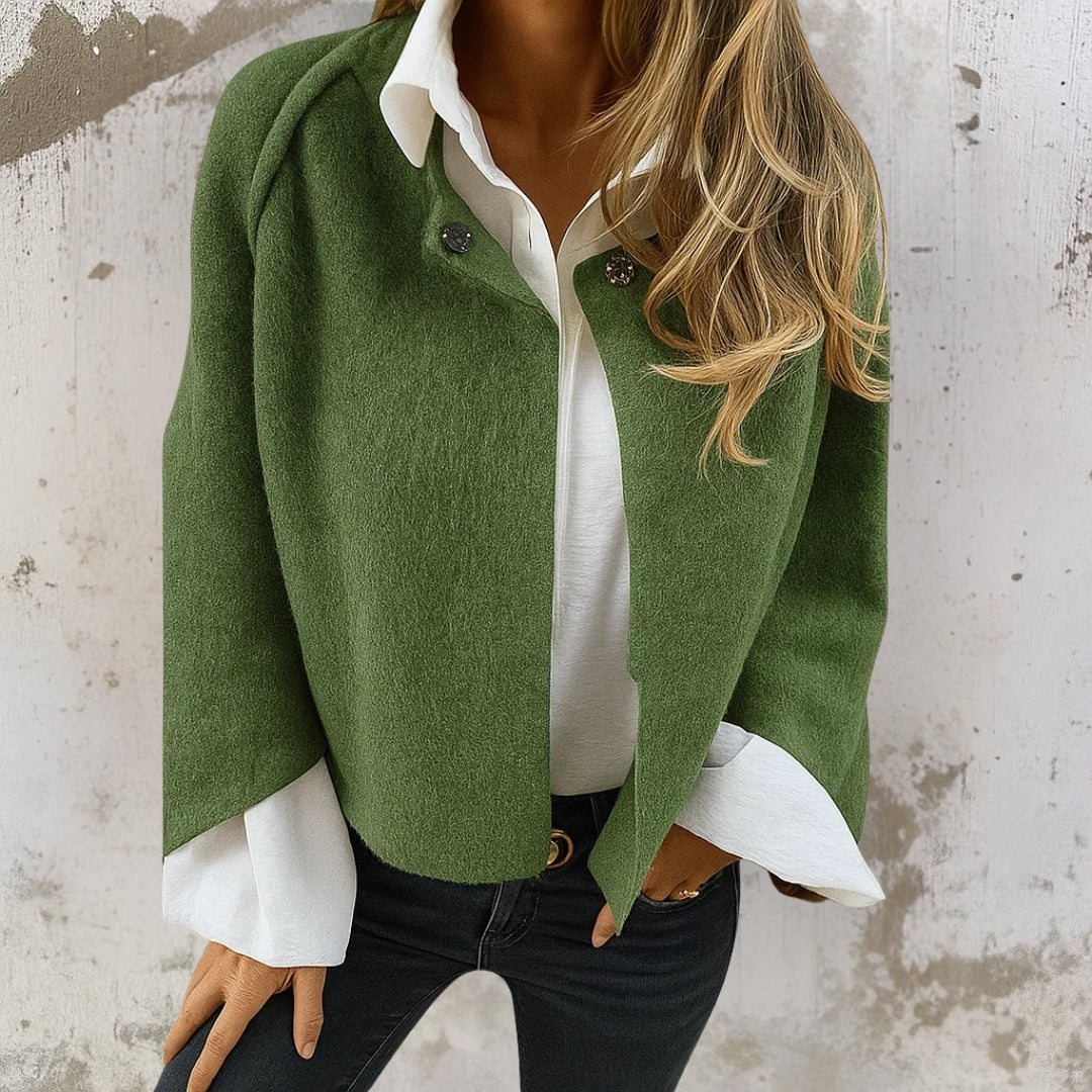 Becky | Elegant, warm cropped jacket