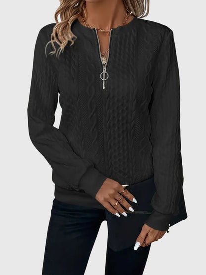 Vicky | Zipped Sweater