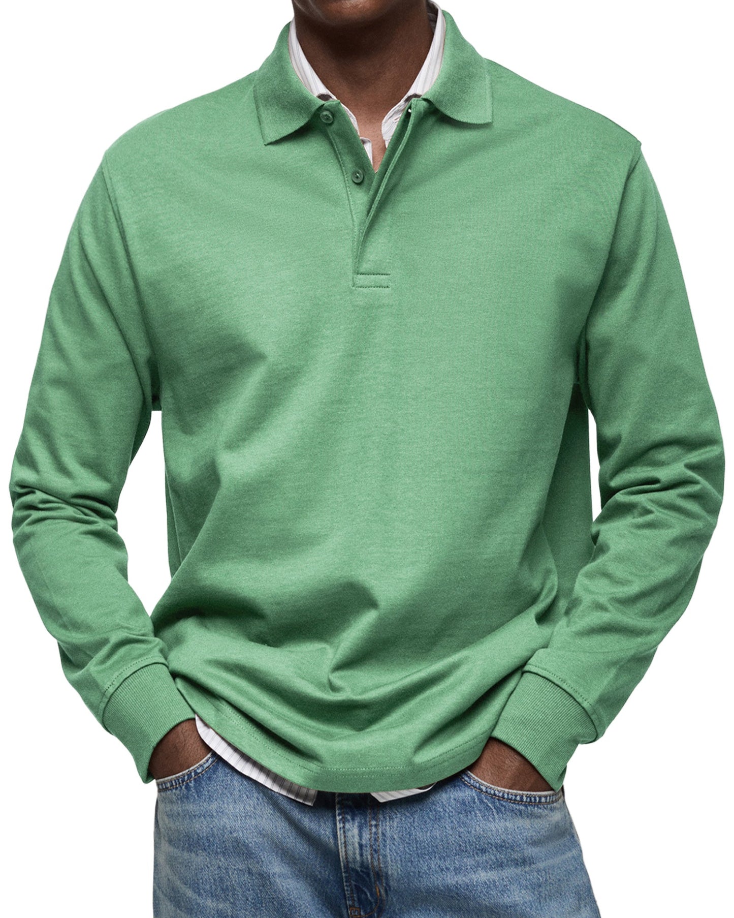 Eden | The Long-Sleeve Luxury Polo