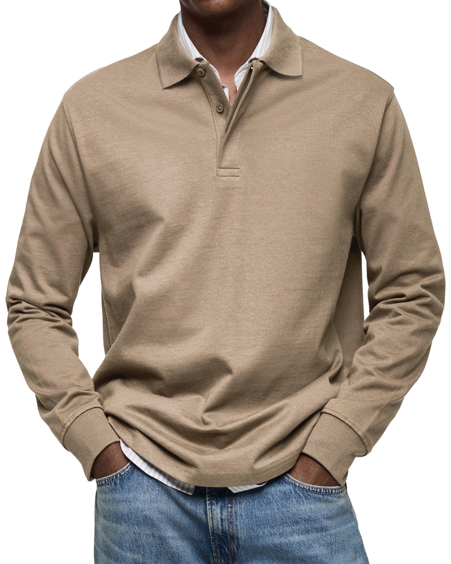 Eden | The Long-Sleeve Luxury Polo
