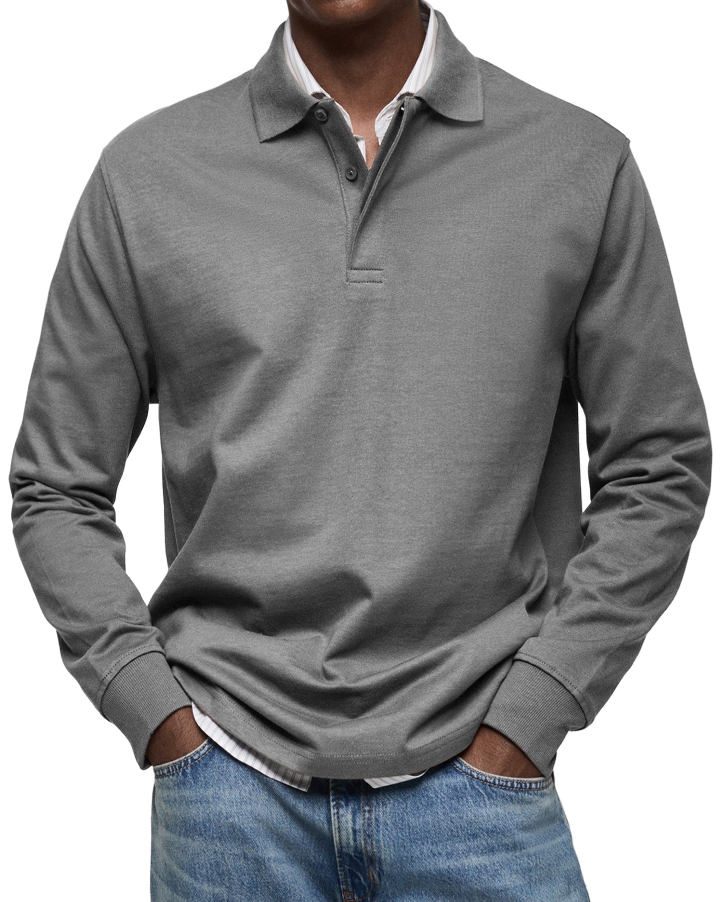 Eden | The Long-Sleeve Luxury Polo
