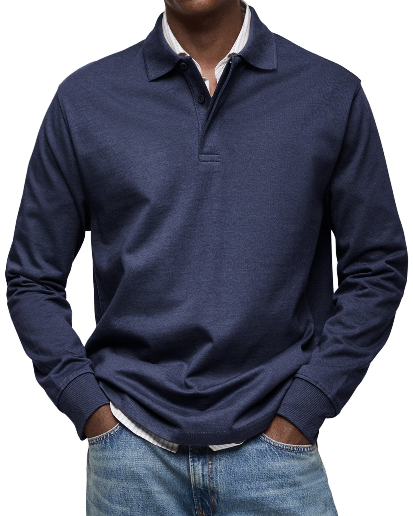 Eden | The Long-Sleeve Luxury Polo