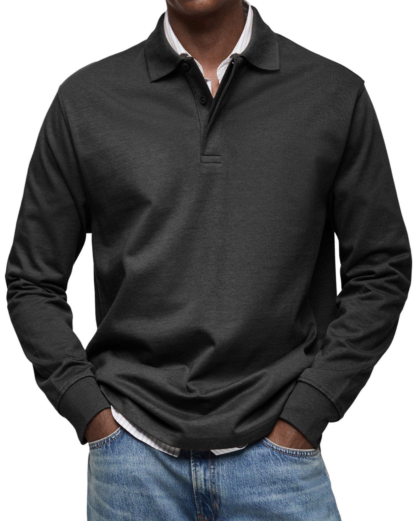 Eden | The Long-Sleeve Luxury Polo