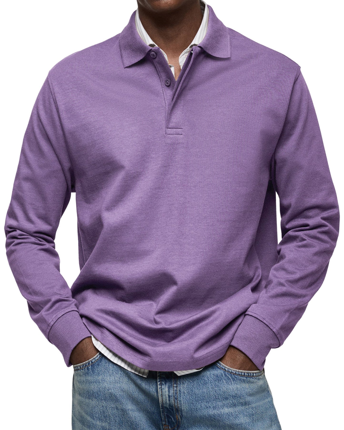 Eden | The Long-Sleeve Luxury Polo