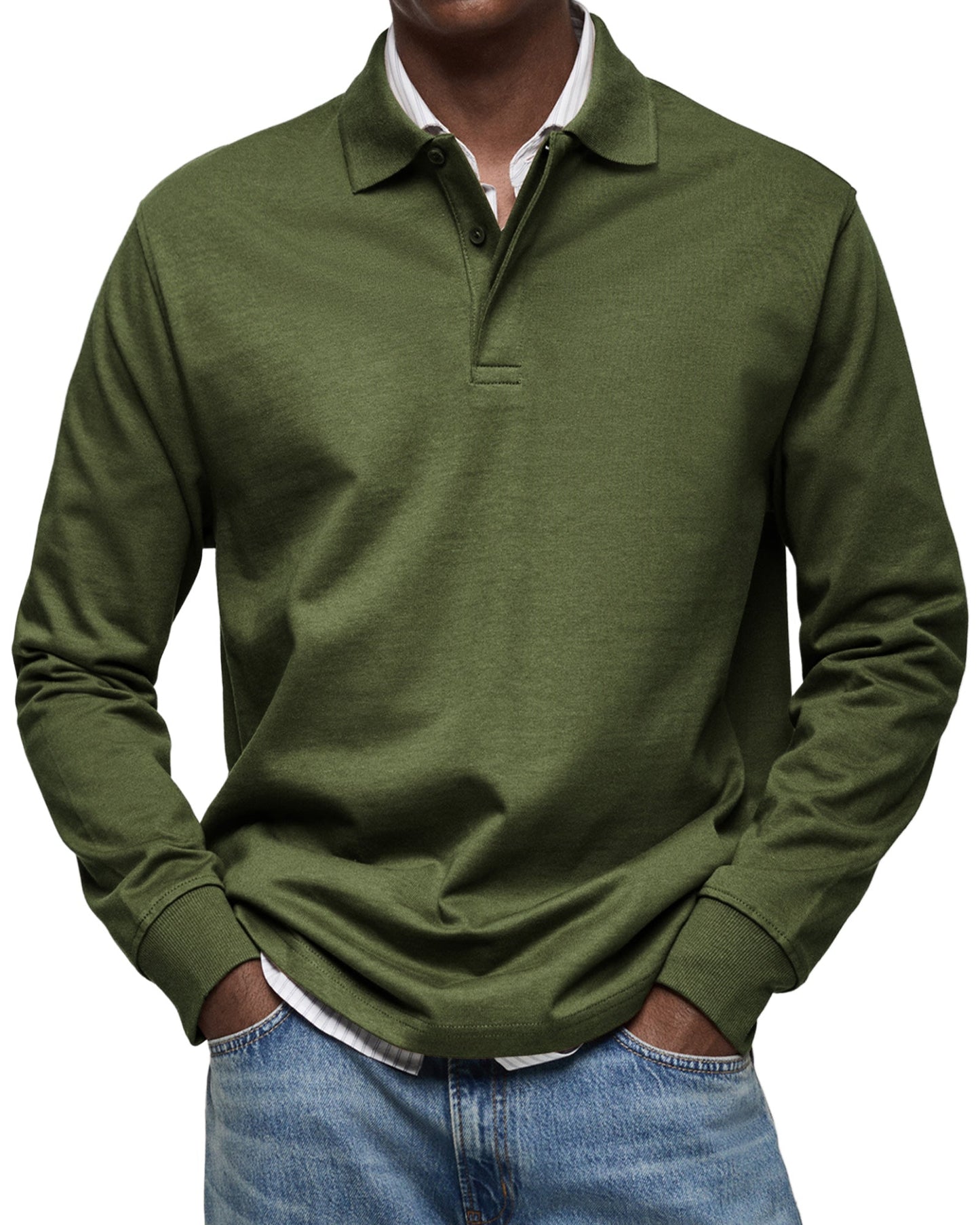 Eden | The Long-Sleeve Luxury Polo