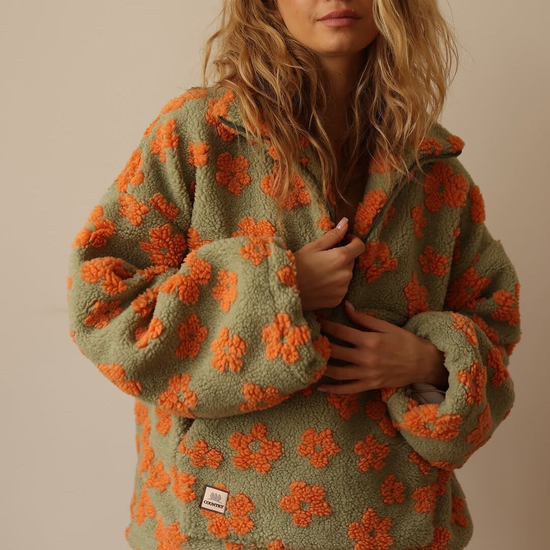 Hazel | Fleece-Pullover Bloom