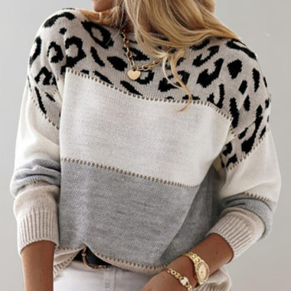 Raven | Trendy and comfortable leopard sweater