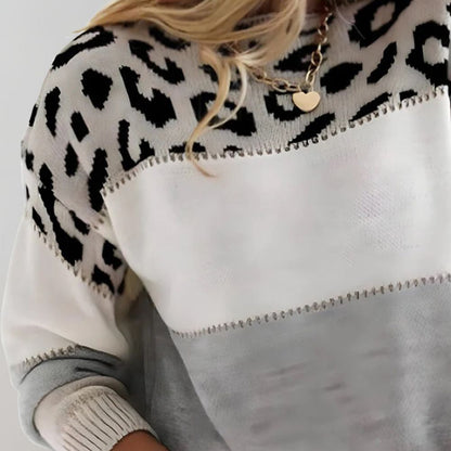 Raven | Trendy and comfortable leopard sweater