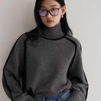 Emilie | Soft Cashmere-Like Turtleneck Sweater