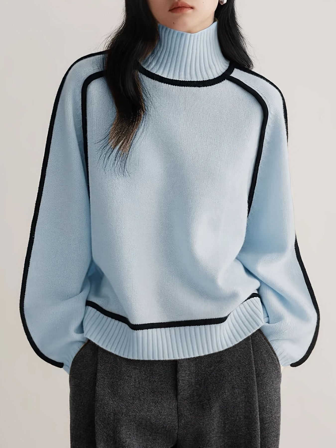 Emilie | Soft Cashmere-Like Turtleneck Sweater