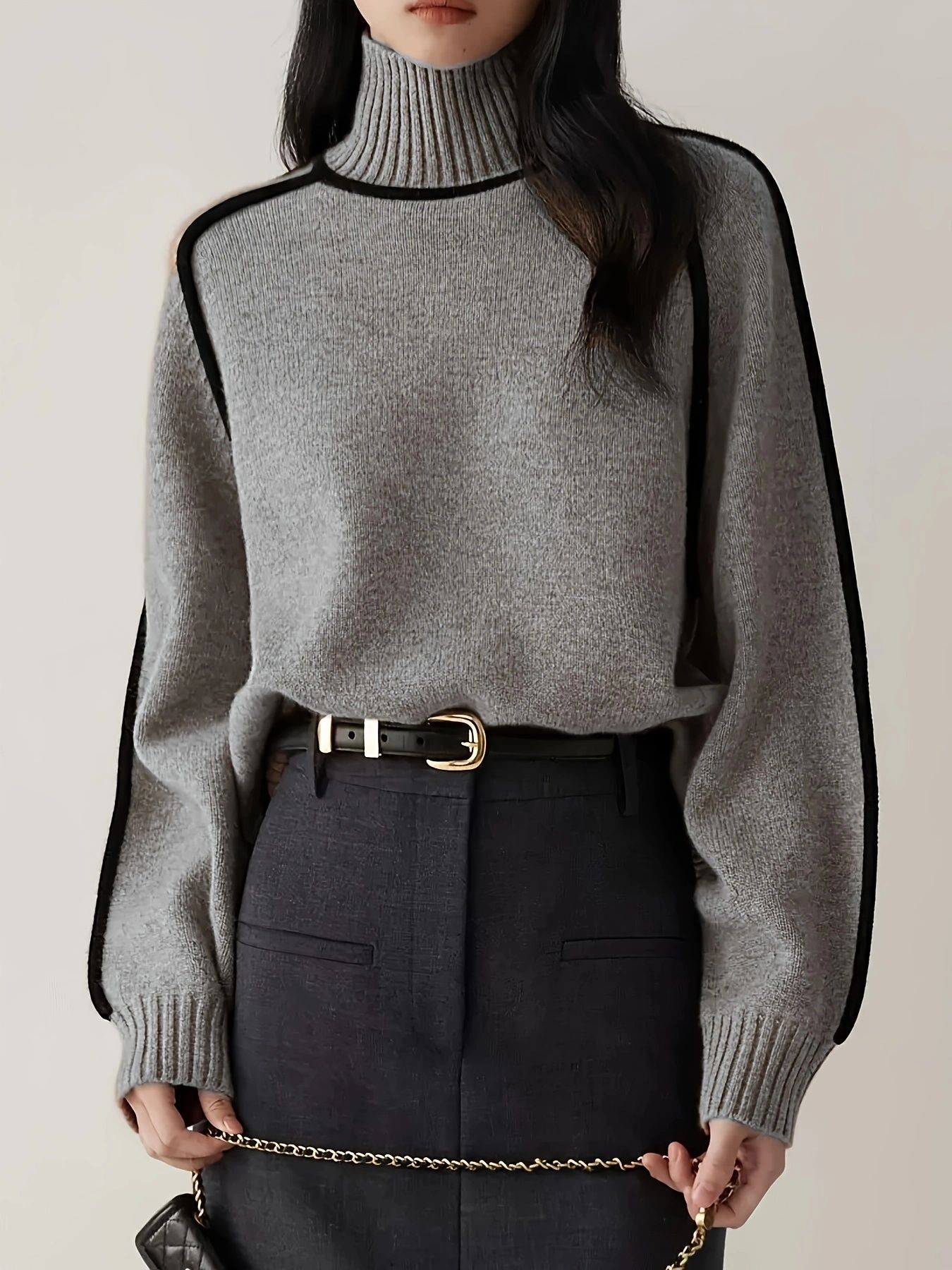 Emilie | Soft Cashmere-Like Turtleneck Sweater