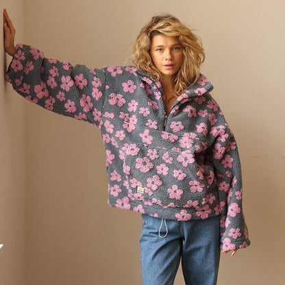 Hazel | Fleece-Pullover Bloom