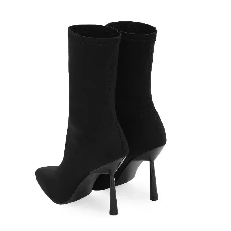 Juno | Nylon Stiletto Boot
