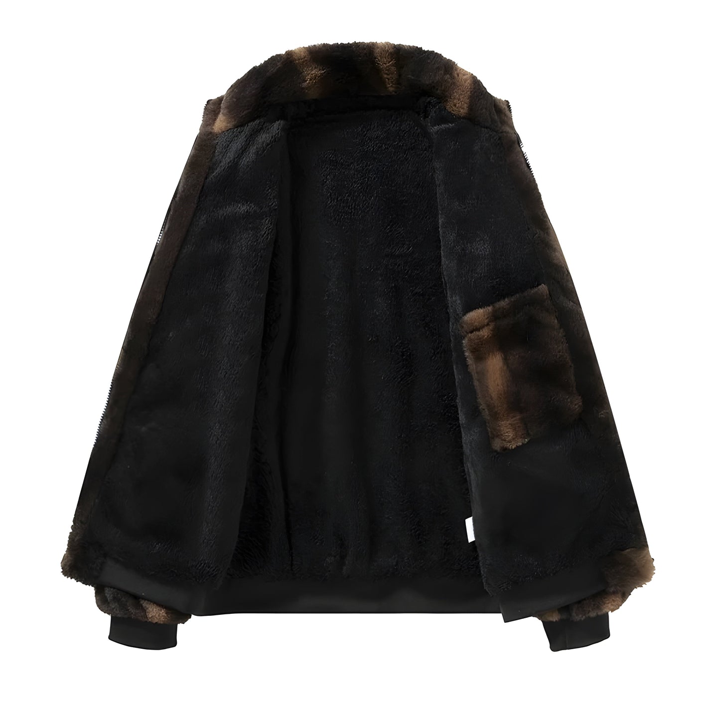 Ember | Retro Faux Fur Bomber Jacket