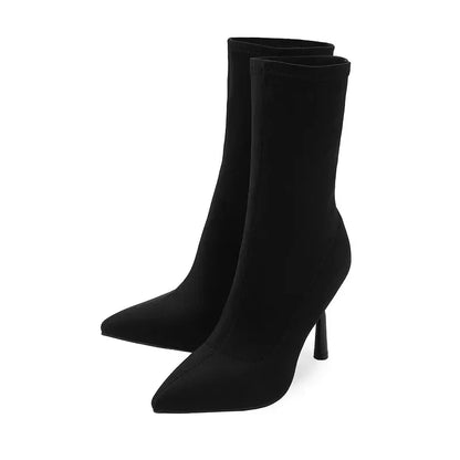 Juno | Nylon Stiletto Boot