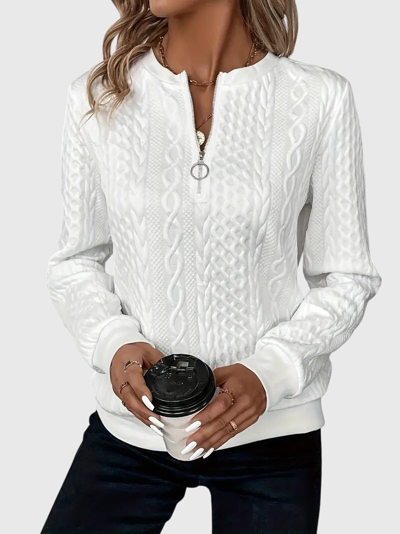 Vicky | Zipped Sweater