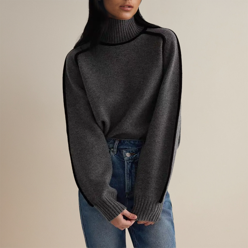 Emilie | Soft Cashmere-Like Turtleneck Sweater