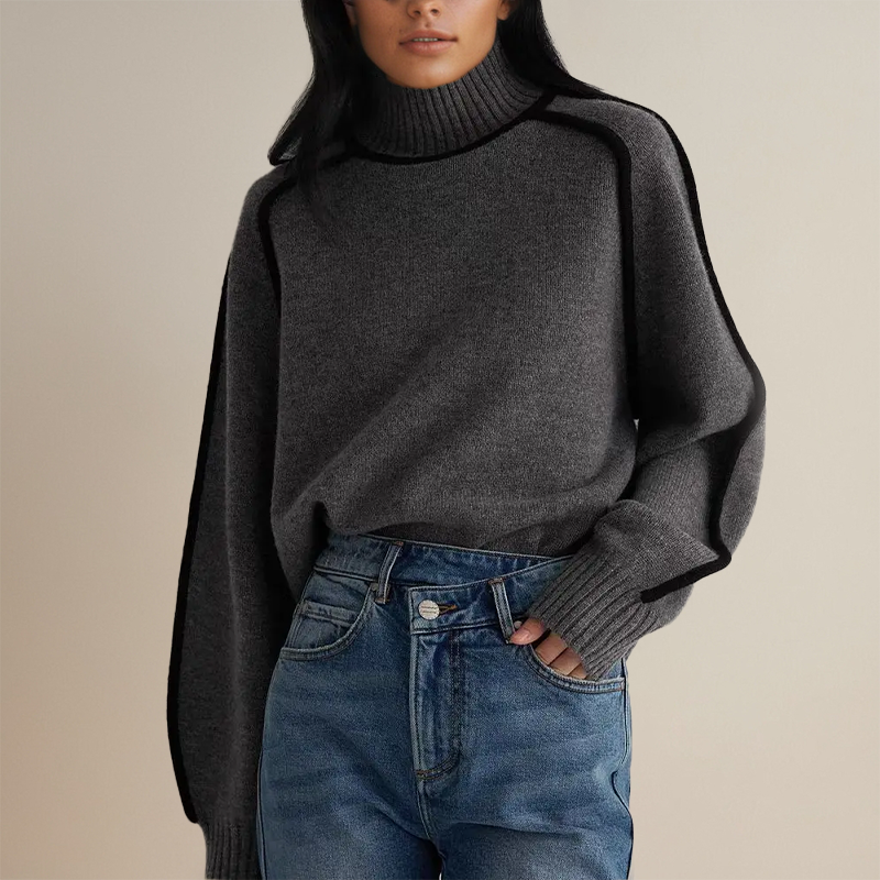 Emilie | Soft Cashmere-Like Turtleneck Sweater