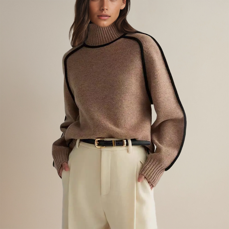 Emilie | Soft Cashmere-Like Turtleneck Sweater