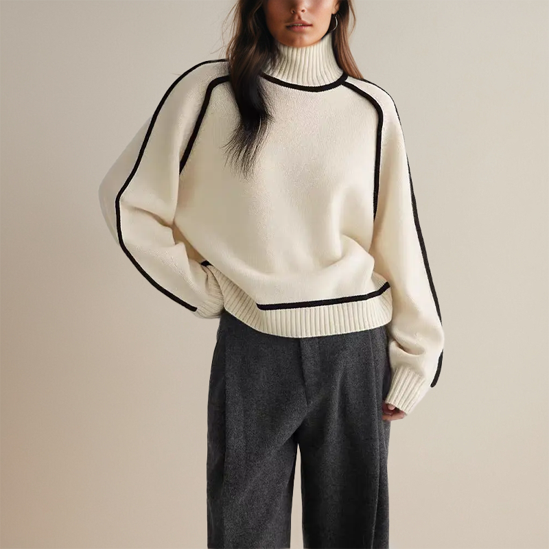 Emilie | Soft Cashmere-Like Turtleneck Sweater
